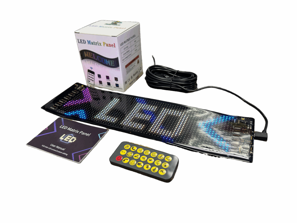 LED Matrix Panel 120x595mm - Opposite Lock